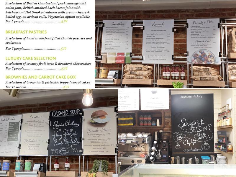 Euphorium - Belsize Park Menu