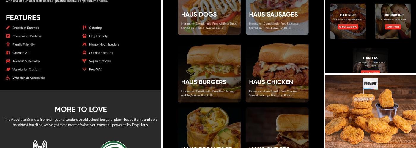 Dog Haus Menu