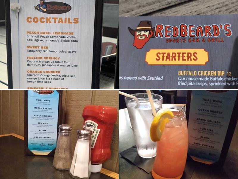 RedBeard's Bar & Grill Menu