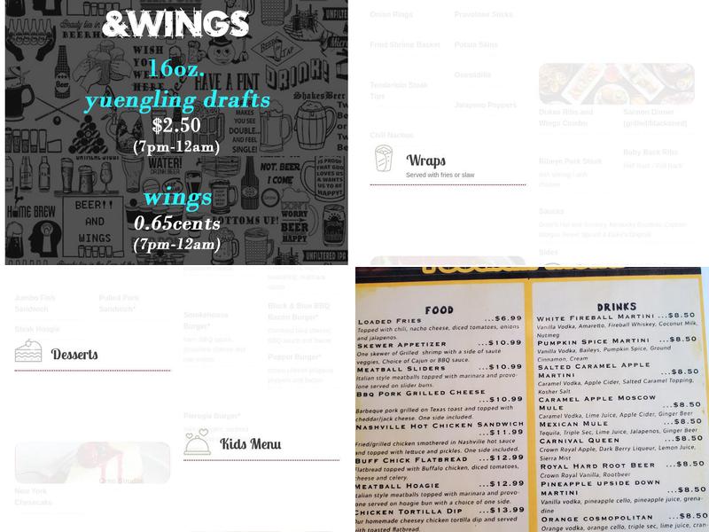 Duke's Rib House & Grille Menu