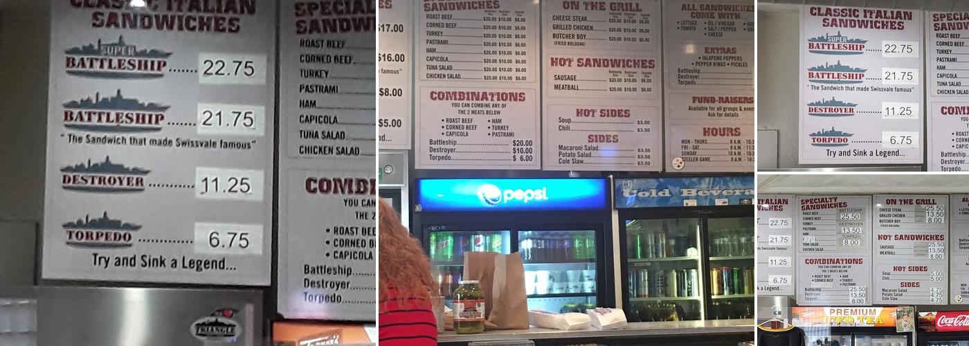 Triangle Bar & Grill Menu