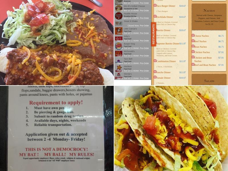 Taco Rio Menu