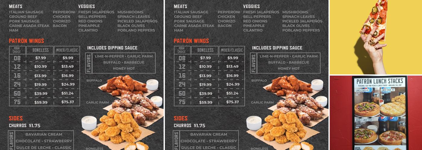 Pizza Patron Long Point Menu