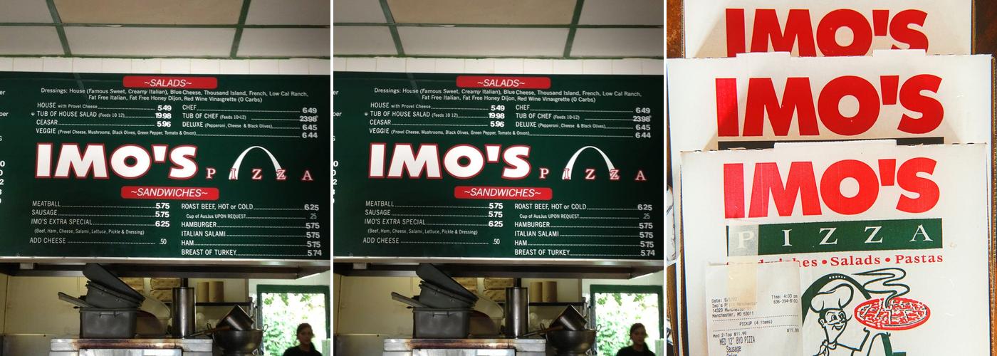 Imo's Pizza Menu
