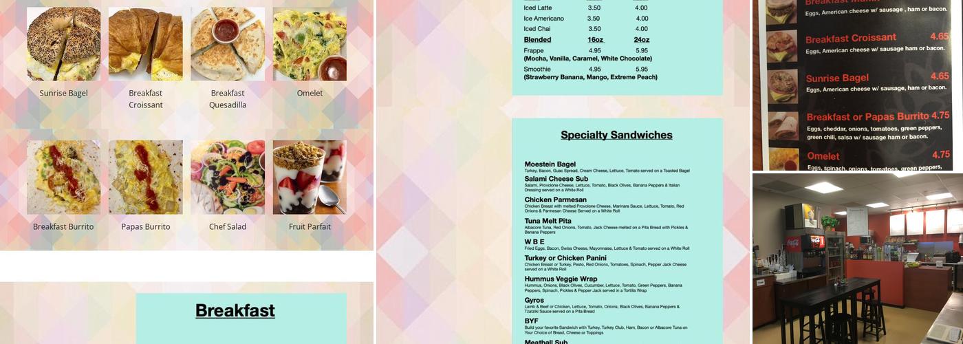 Moze Cafe Menu