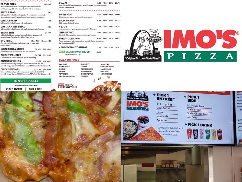 Imo's Pizza Menu