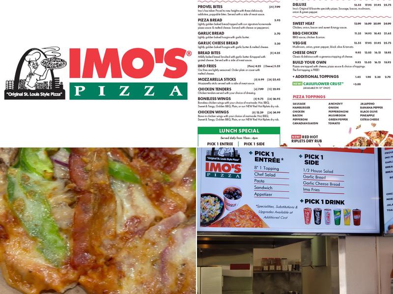 Imo's Pizza Menu