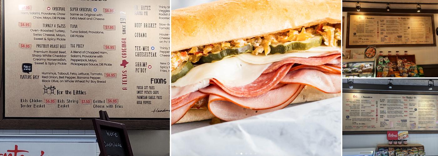 Antone's Menu