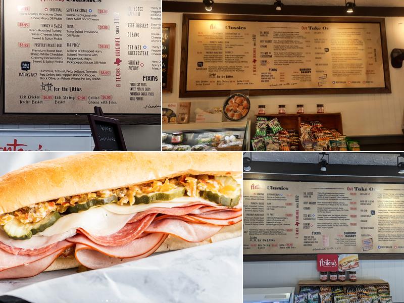 Antone's Menu