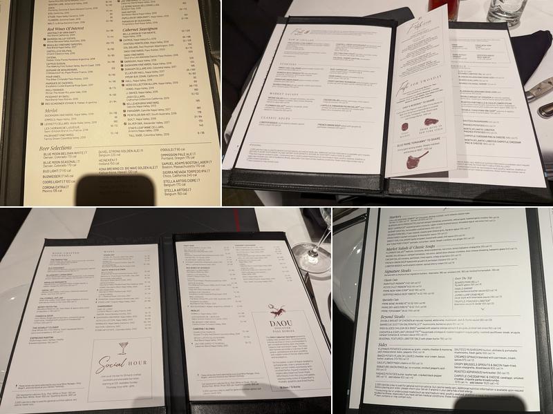 Fleming’s Prime Steakhouse & Wine Bar Menu