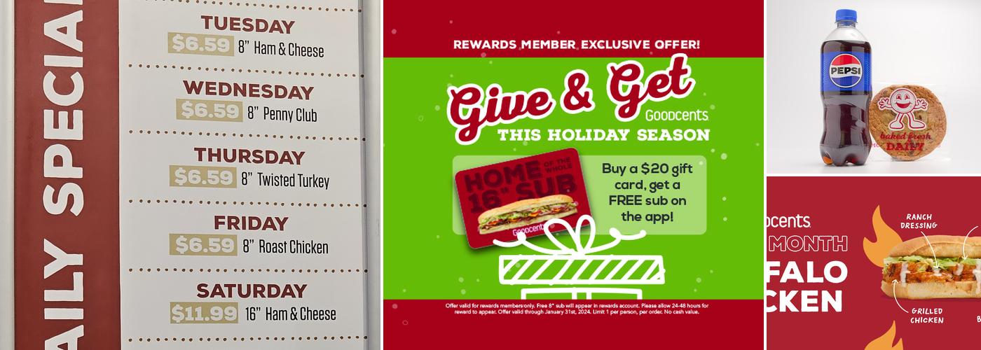 Goodcents Menu