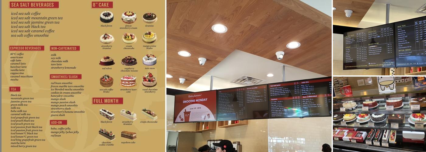 85C Bakery Cafe - Houston (Blalock) Menu