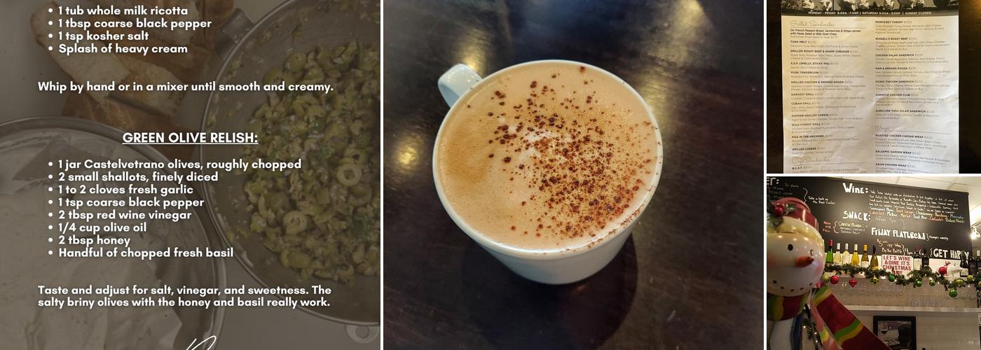 Russell's Cafe & Bakery Menu