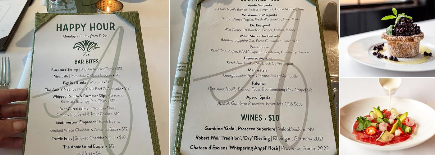 The Annie Menu