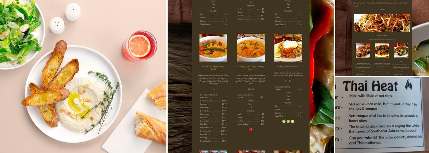 Dancing Noodle Menu