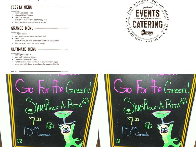 Chevys Fresh Mex Menu