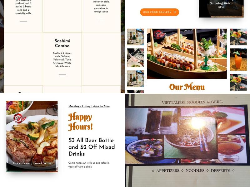 Pho Vy - Parker - MOVED To Vy Sushi Menu