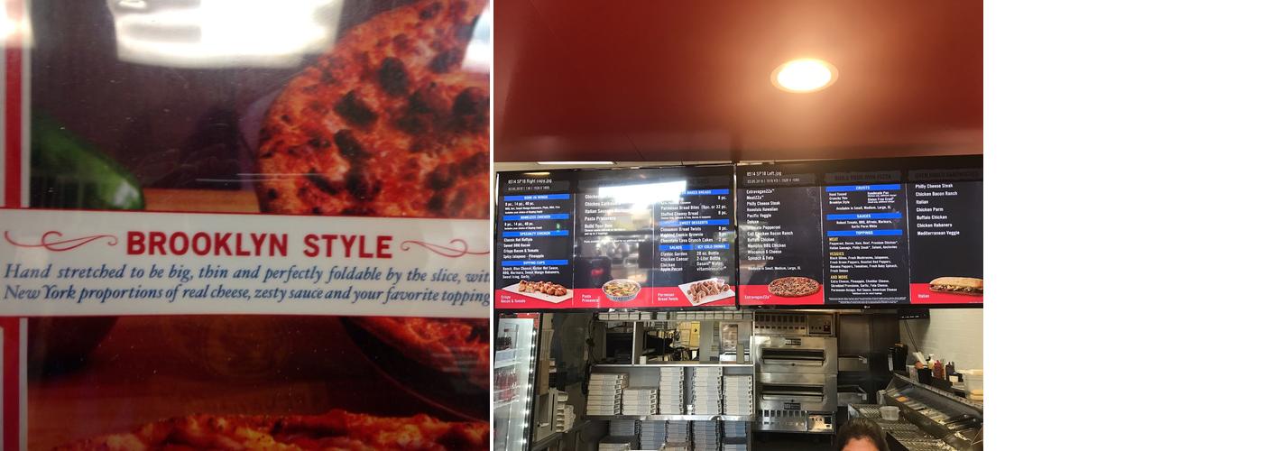 Domino's Pizza Menu