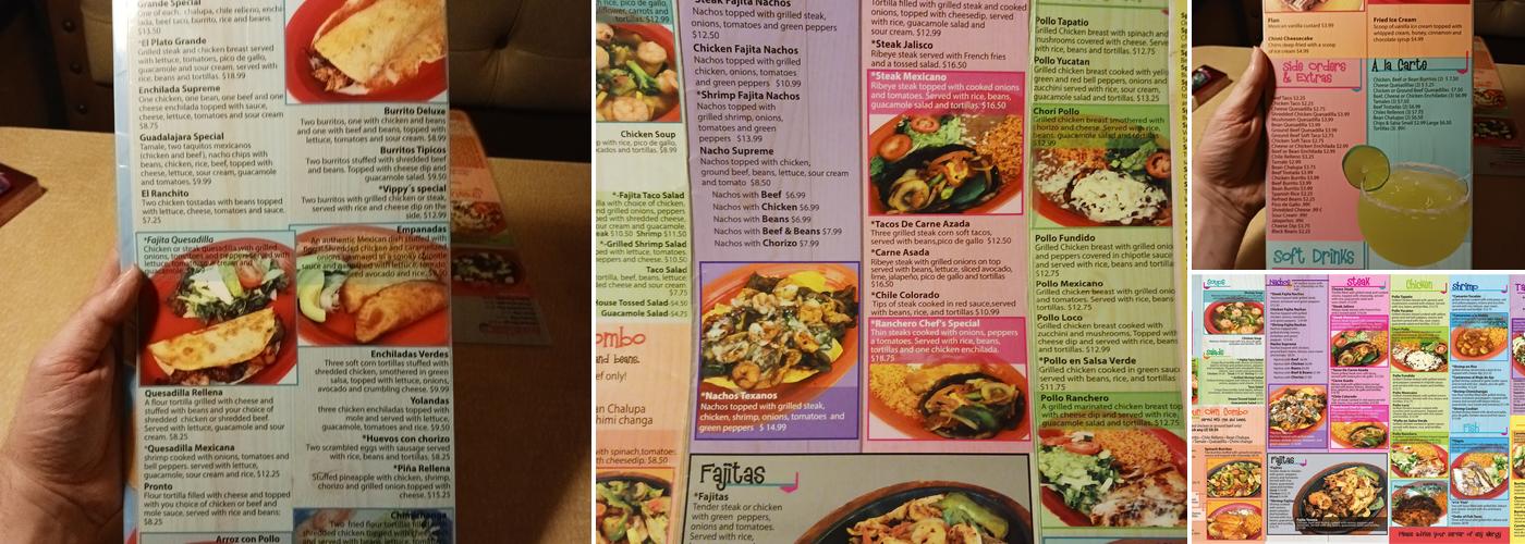 Mi Ranchito Menu