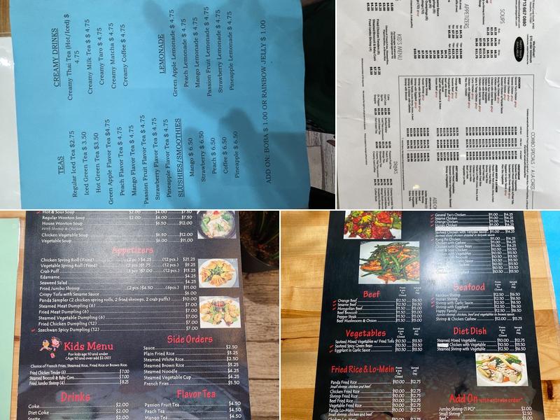 Panda Garden Restaurant @ W Loop s Menu