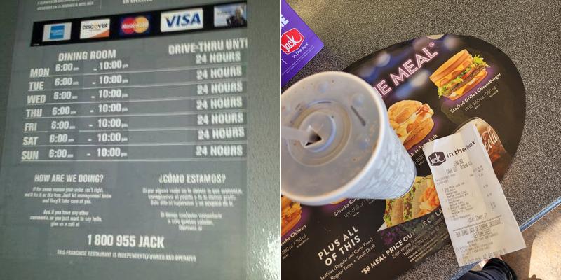 Jack In The Box Menu