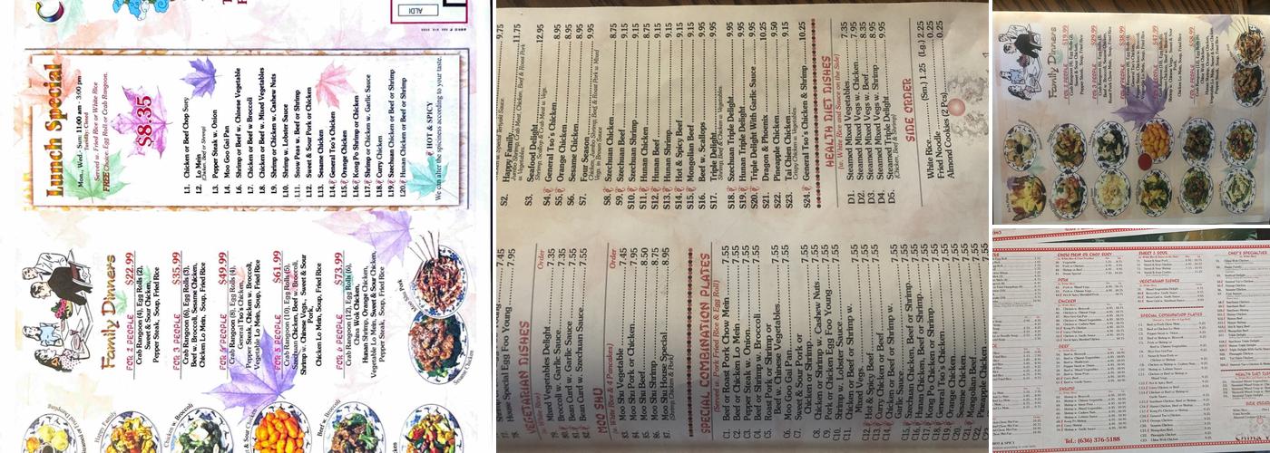 China Wok Menu