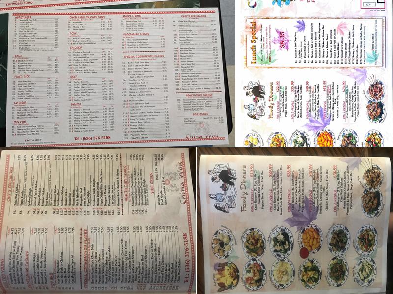 China Wok Menu