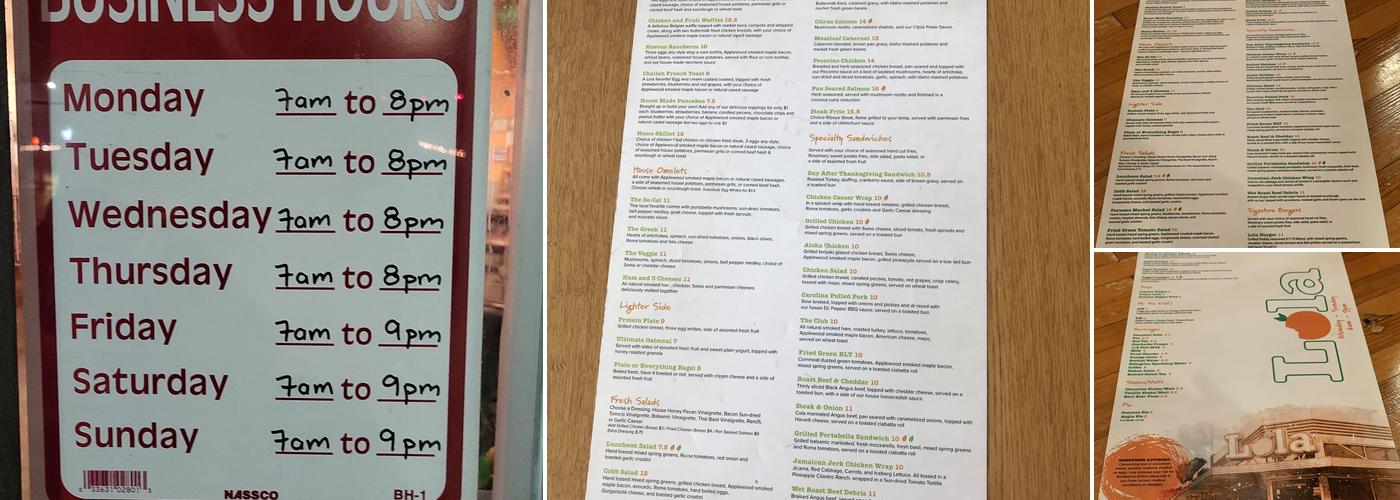 Lola Menu