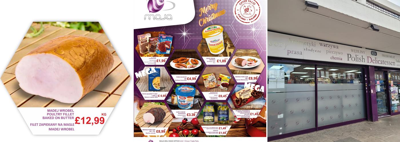 Maja Polish Deli Greenford Menu