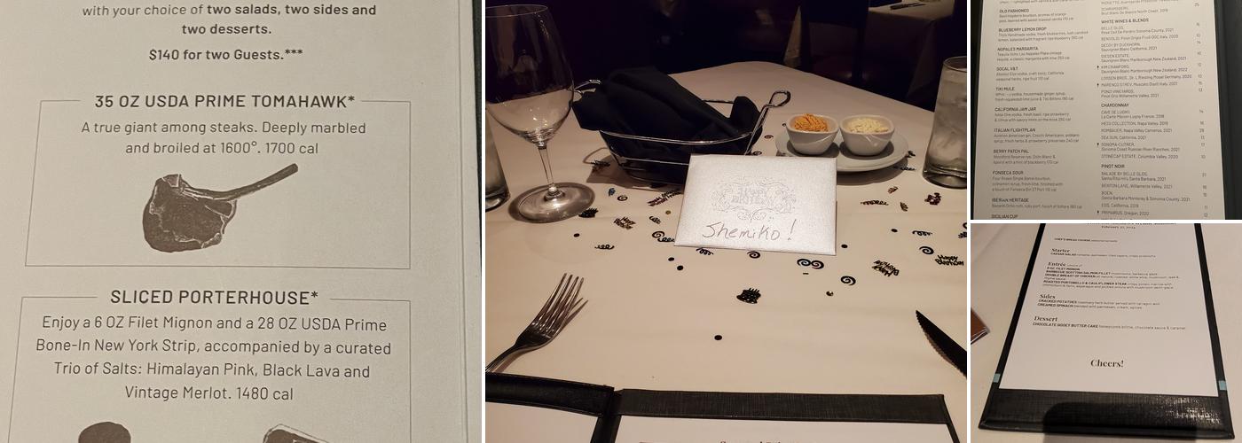 Fleming’s Prime Steakhouse & Wine Bar Menu