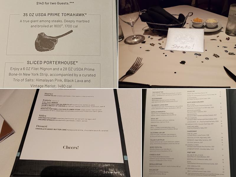 Fleming’s Prime Steakhouse & Wine Bar Menu