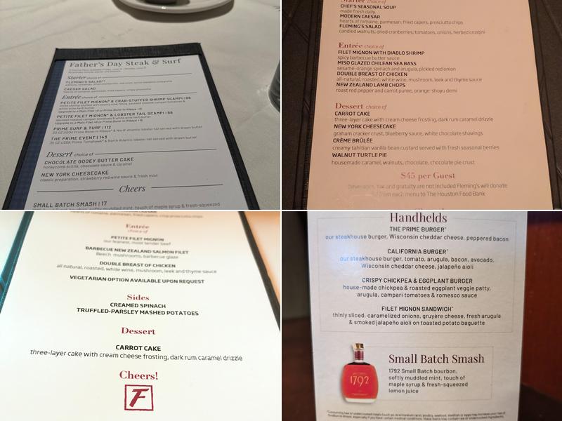 Fleming’s Prime Steakhouse & Wine Bar Menu