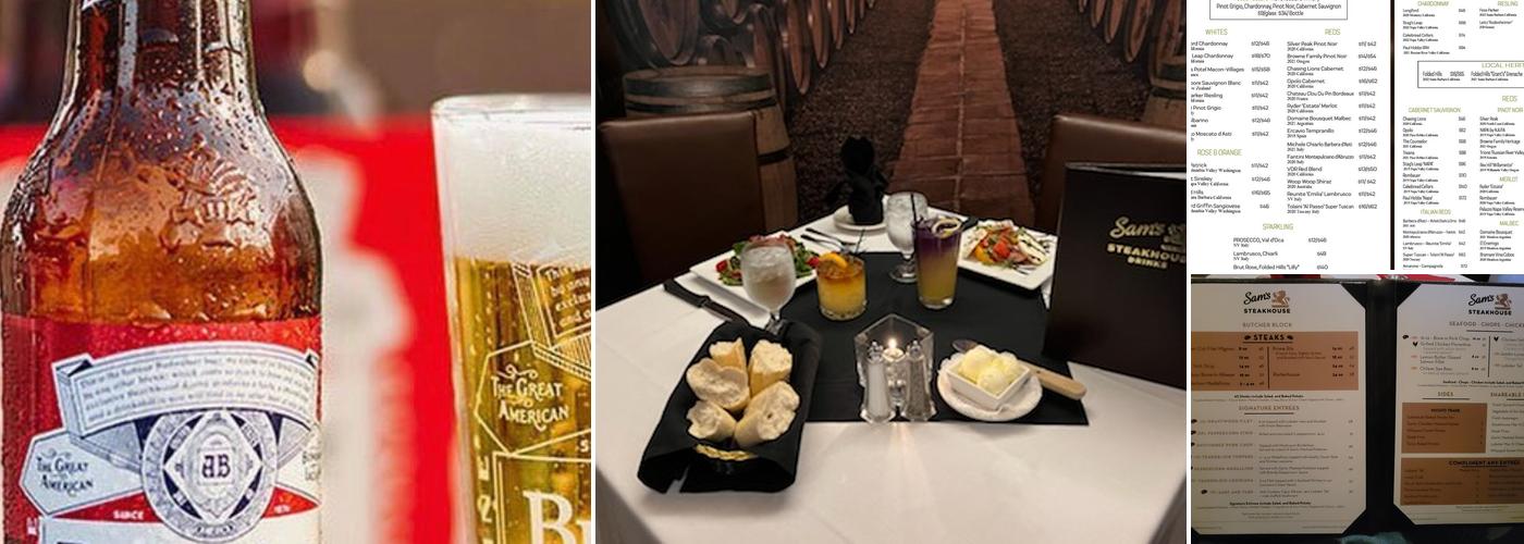 Sam's Steakhouse Menu