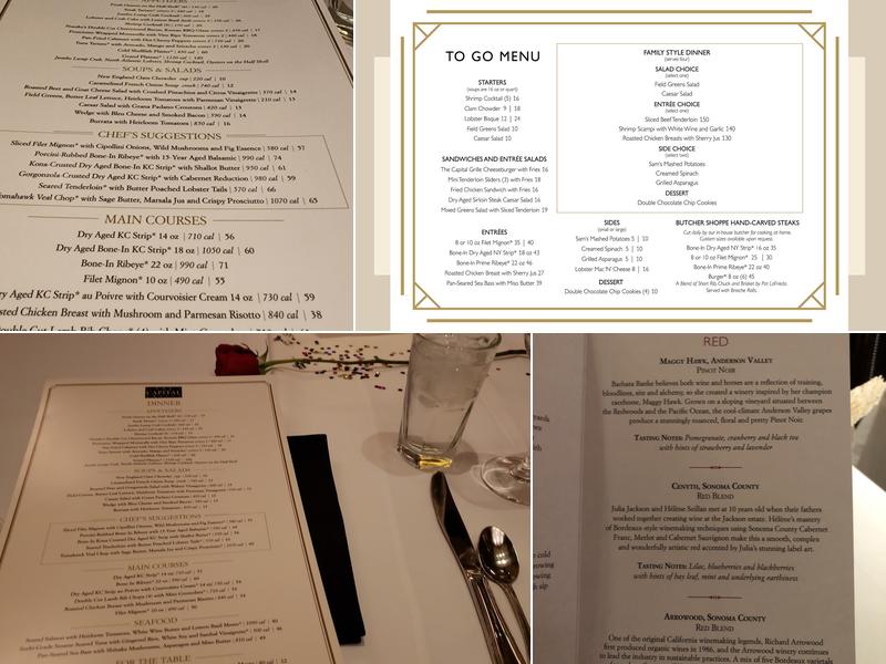 The Capital Grille Menu