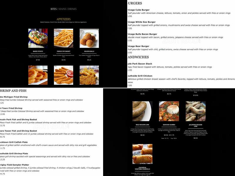 Chicago Bar & Grill Menu