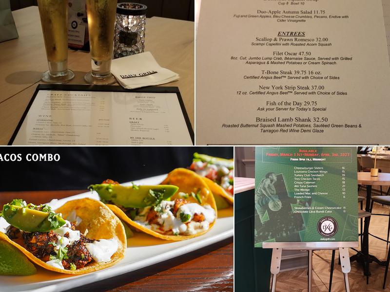 The Daily Grill Menu