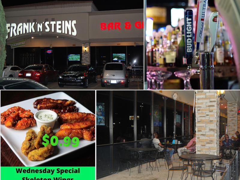 Frank 'N' Steins Bar & Grill 9907 S Texas 6, Sugar Land