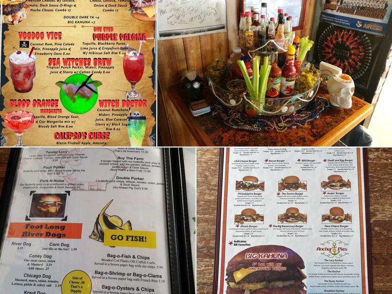 Burger Barge Menu