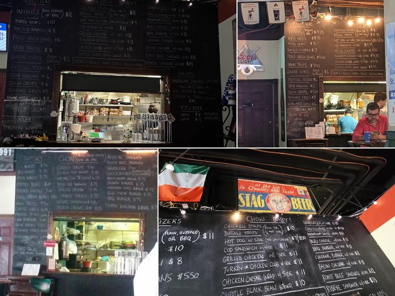 Jack Patrick's Bar & Grill Menu