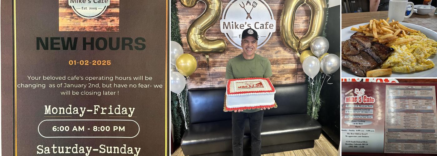 Mike's Cafe Menu