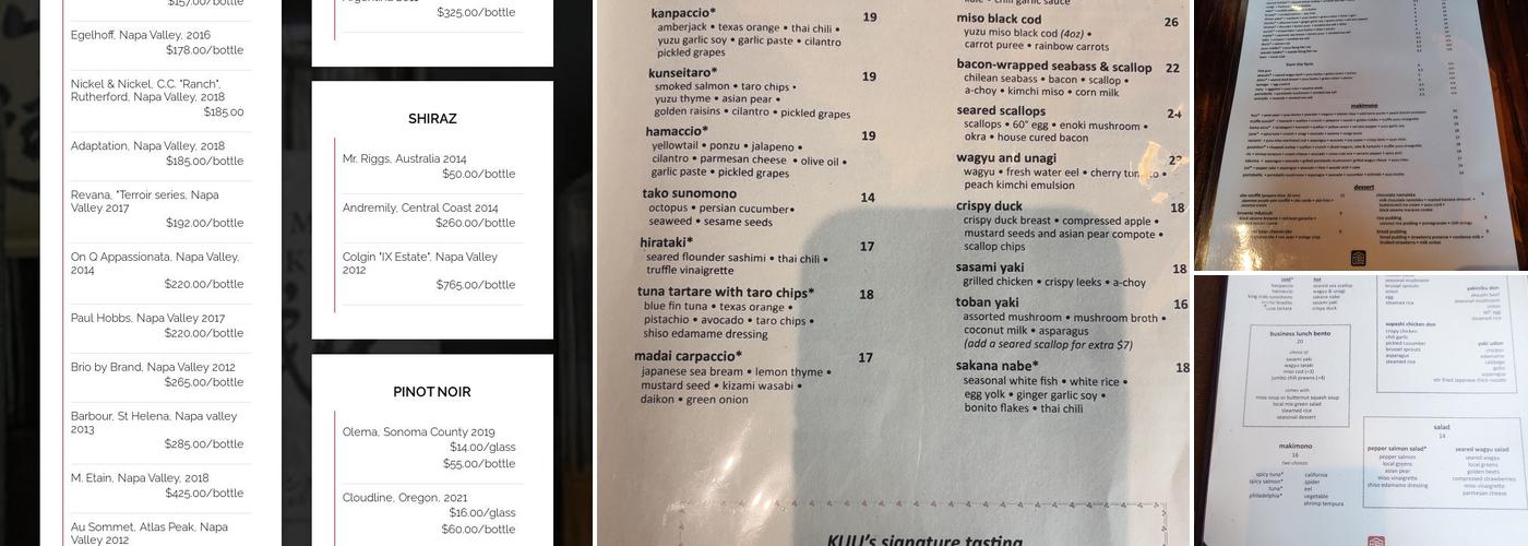 Kuu Menu
