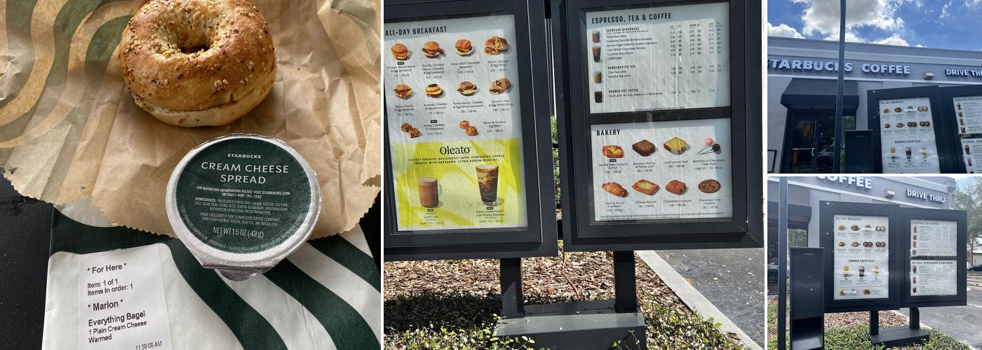 Starbucks Menu