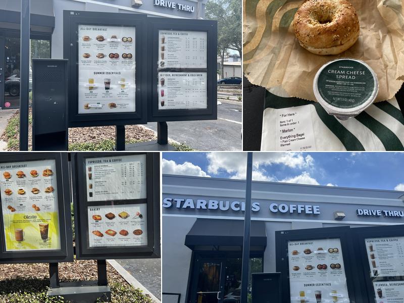 Starbucks Menu