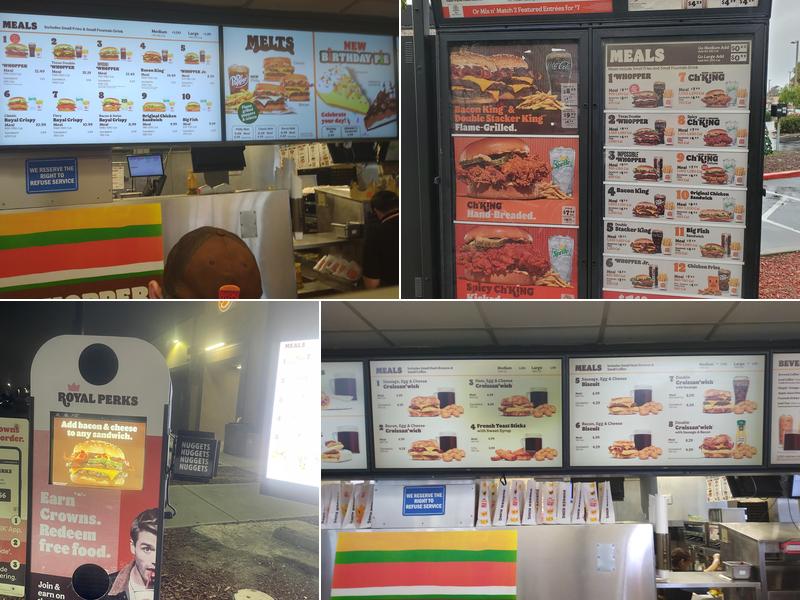 Burger King Menu