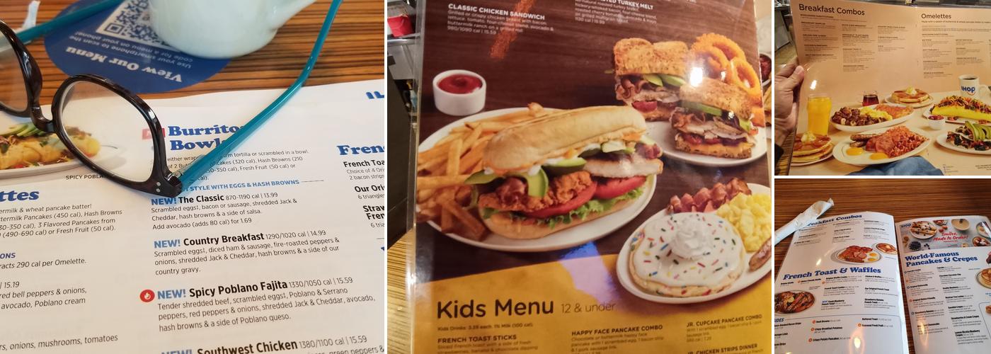 IHOP Menu