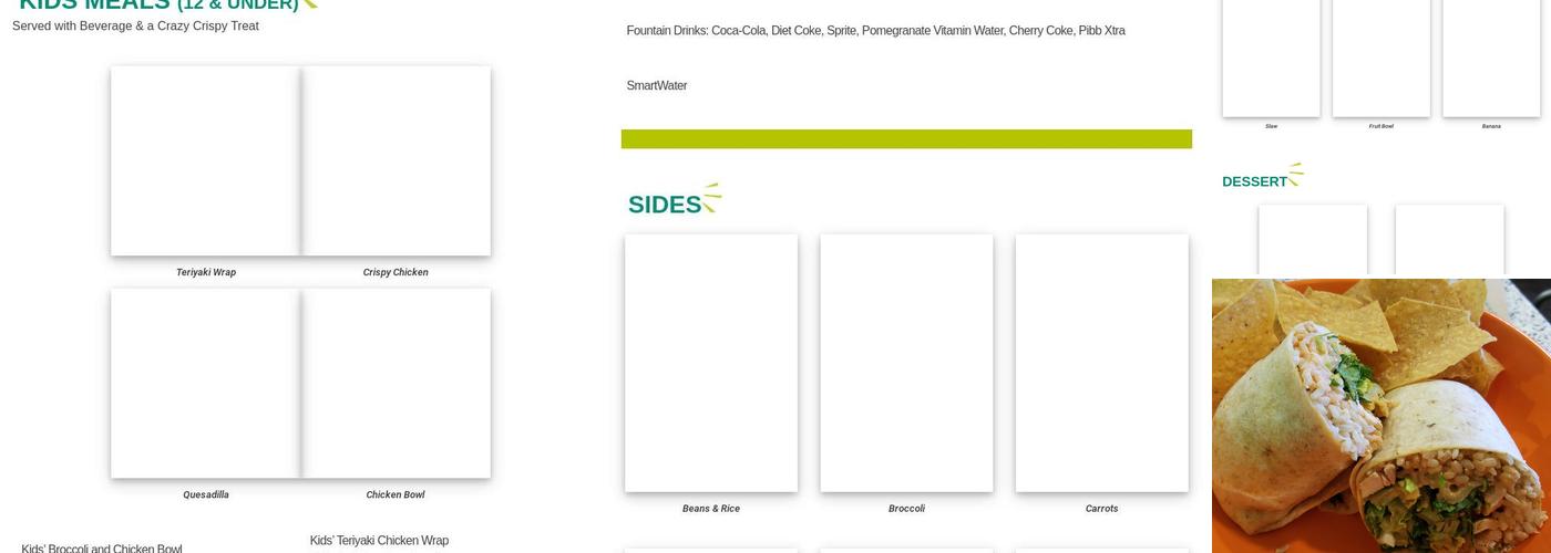 Crazy Bowls & Wraps - Curbside Pickup Available! Menu