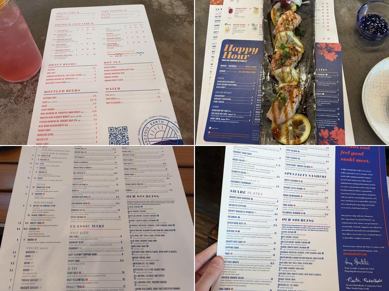 Blue Sushi Sake Grill Menu