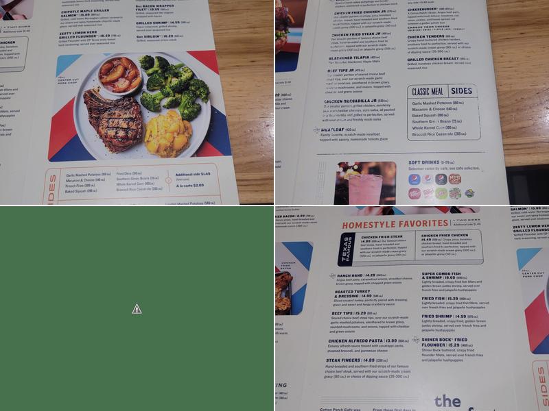 Cotton Patch Cafe Menu