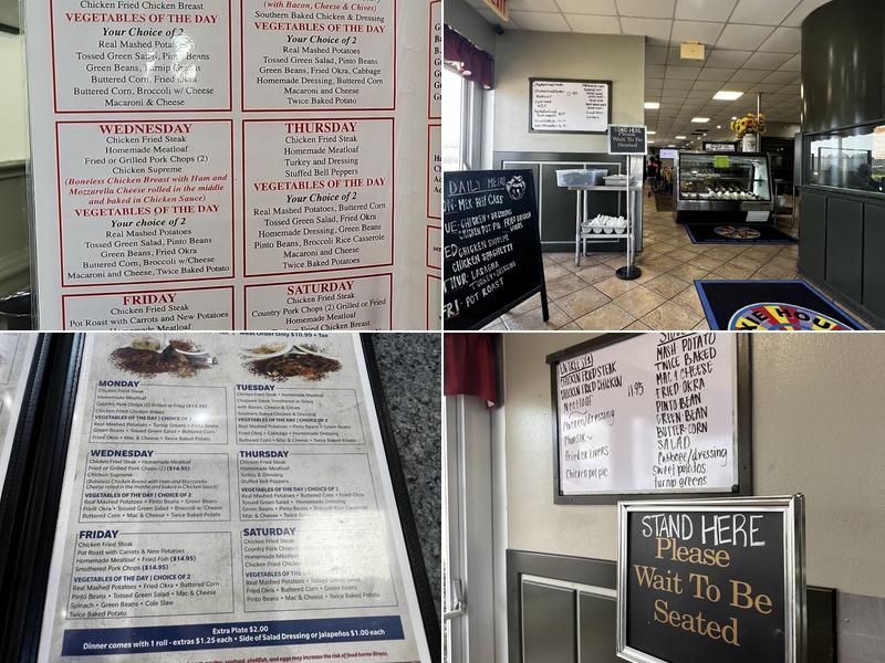 Dixie House Cafe Menu