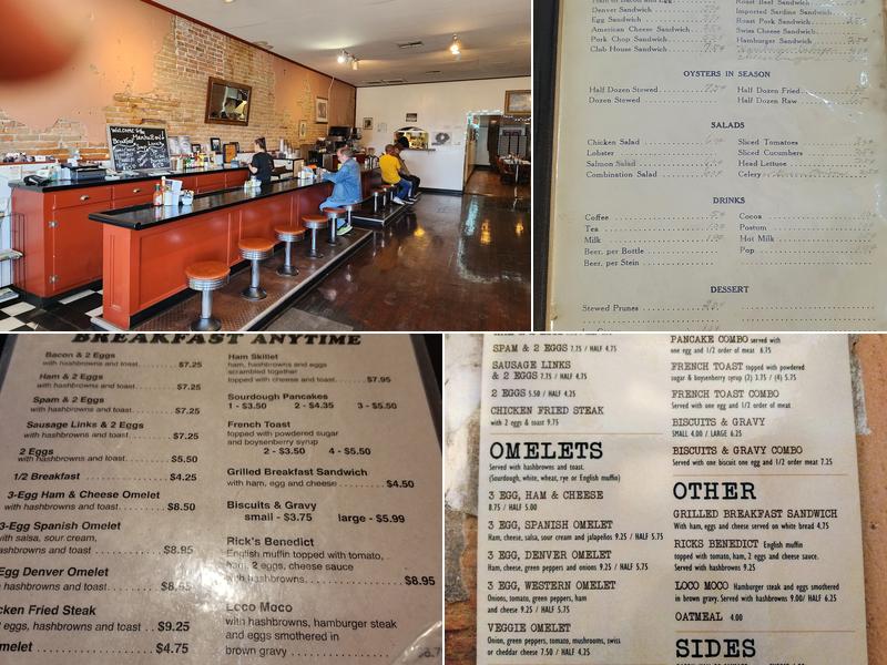 Manhattan Cafe Menu